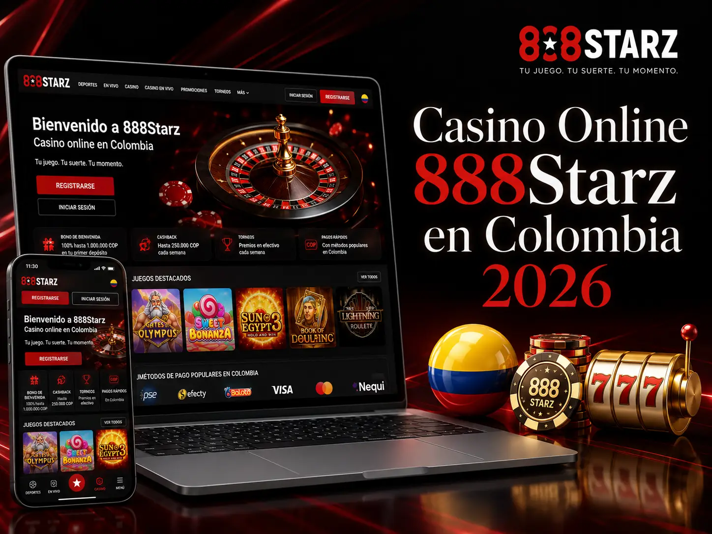 Casino Online 888Starz en Colombia 2026