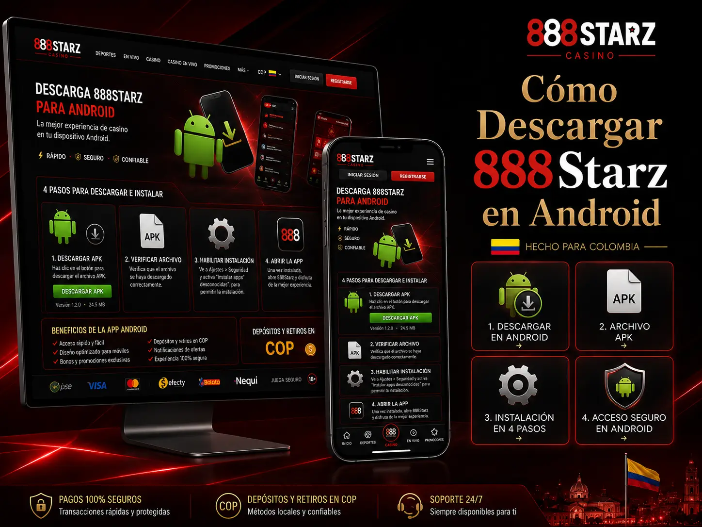 Como descargar 888Starz en Android
