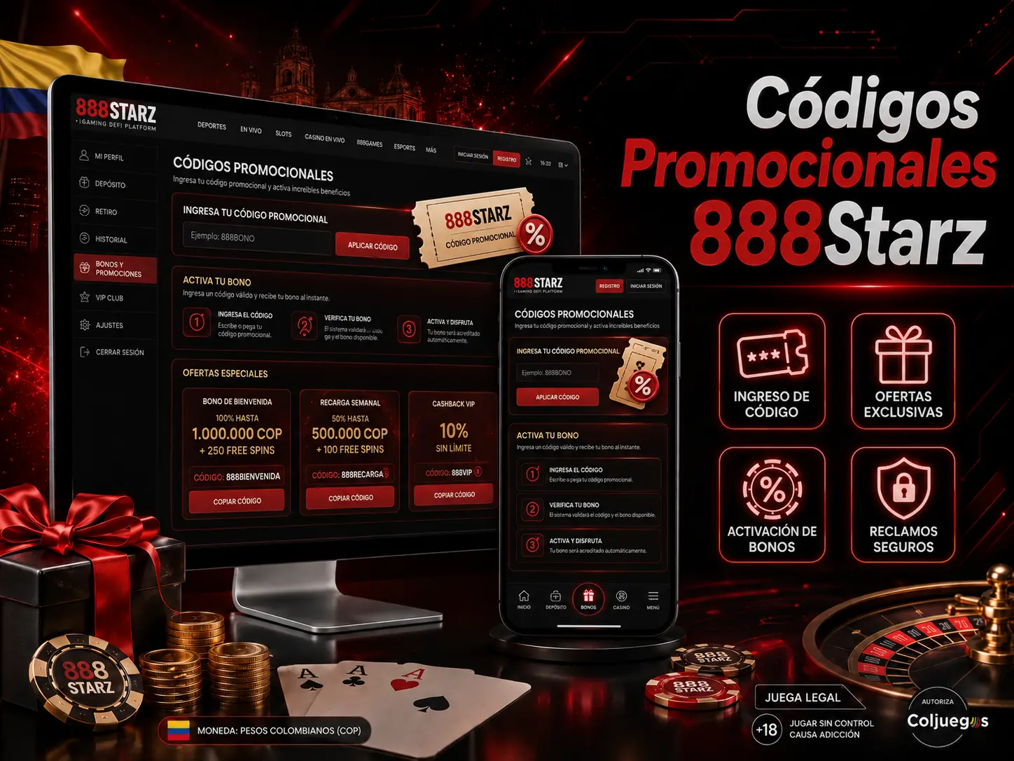 Codigos promocionales 888Starz
