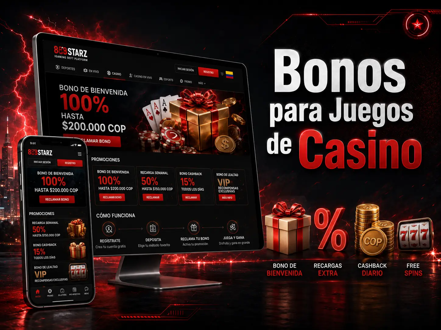 Bonos para juegos de casino